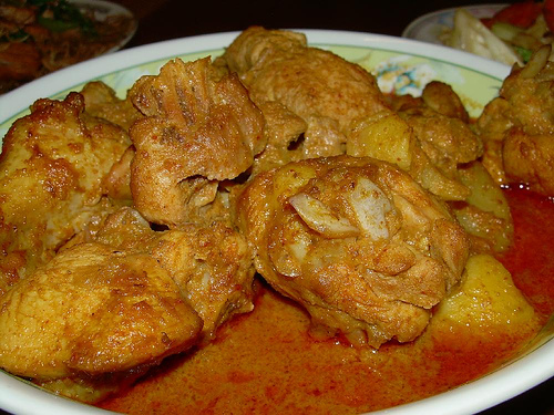 curry chicken with potatoes