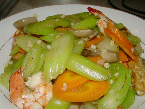 celery prawns