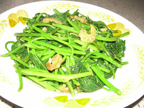 kangkong garlic