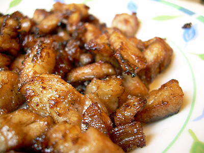 Worcestershire Fried Belly Pork