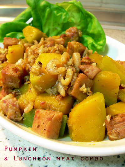 pumpkin luncheon meat